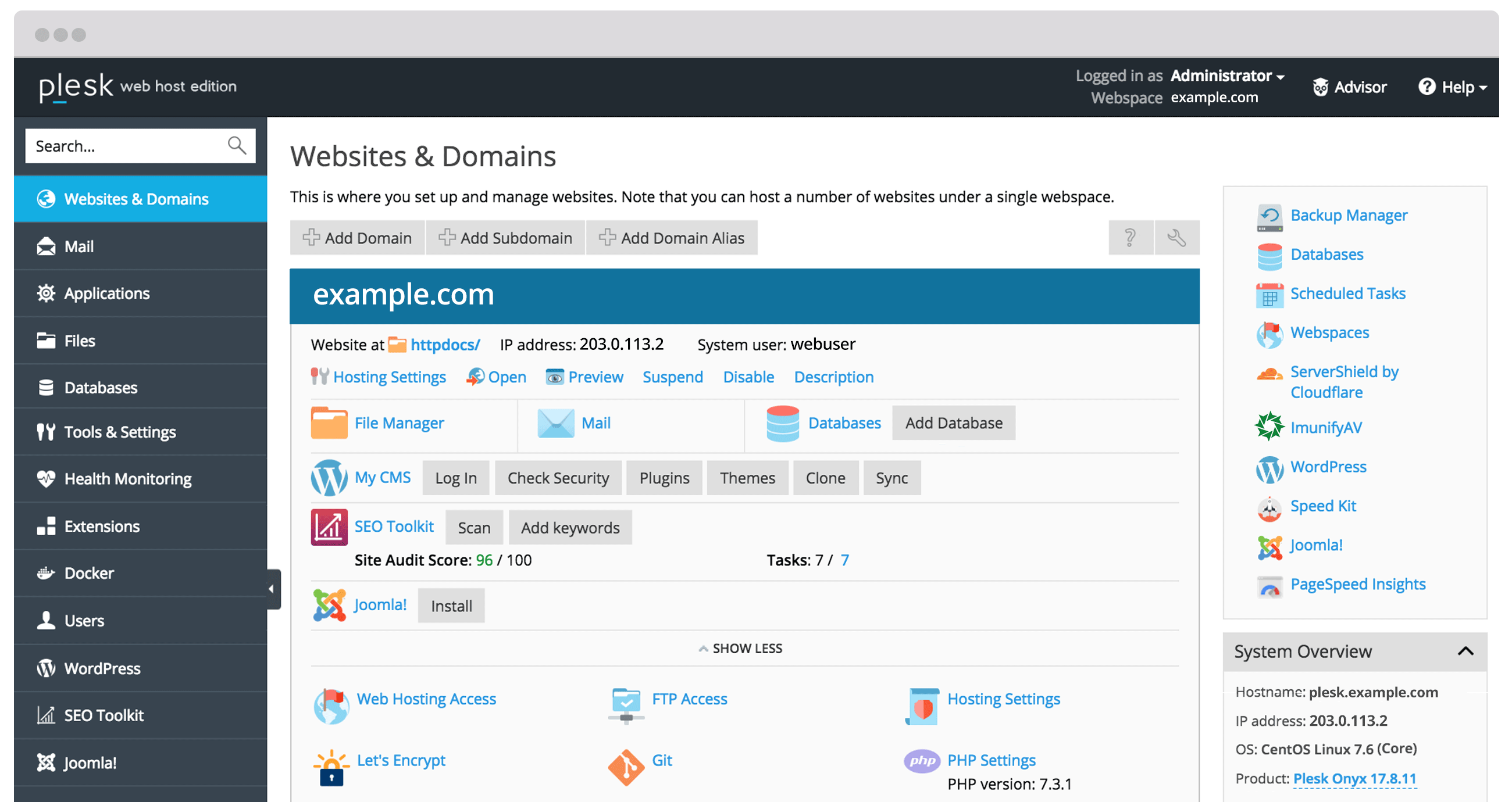 cPanel